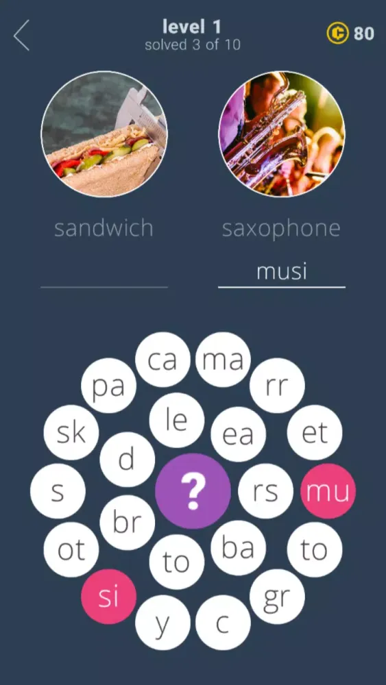 Zrzuty ekranu Word Rings