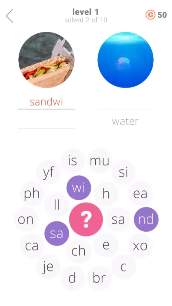 Zrzuty ekranu Word Rings