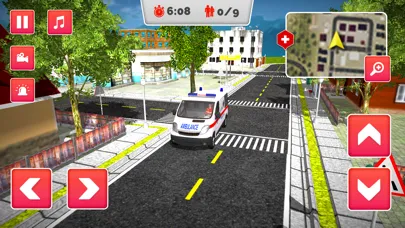 Capturas de tela do Real Emergency Ambulance 3D