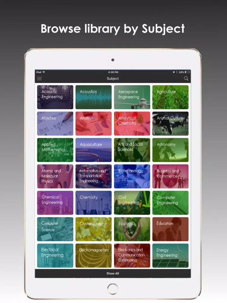 Capturas de pantalla de SGGS eLibrary iPad 