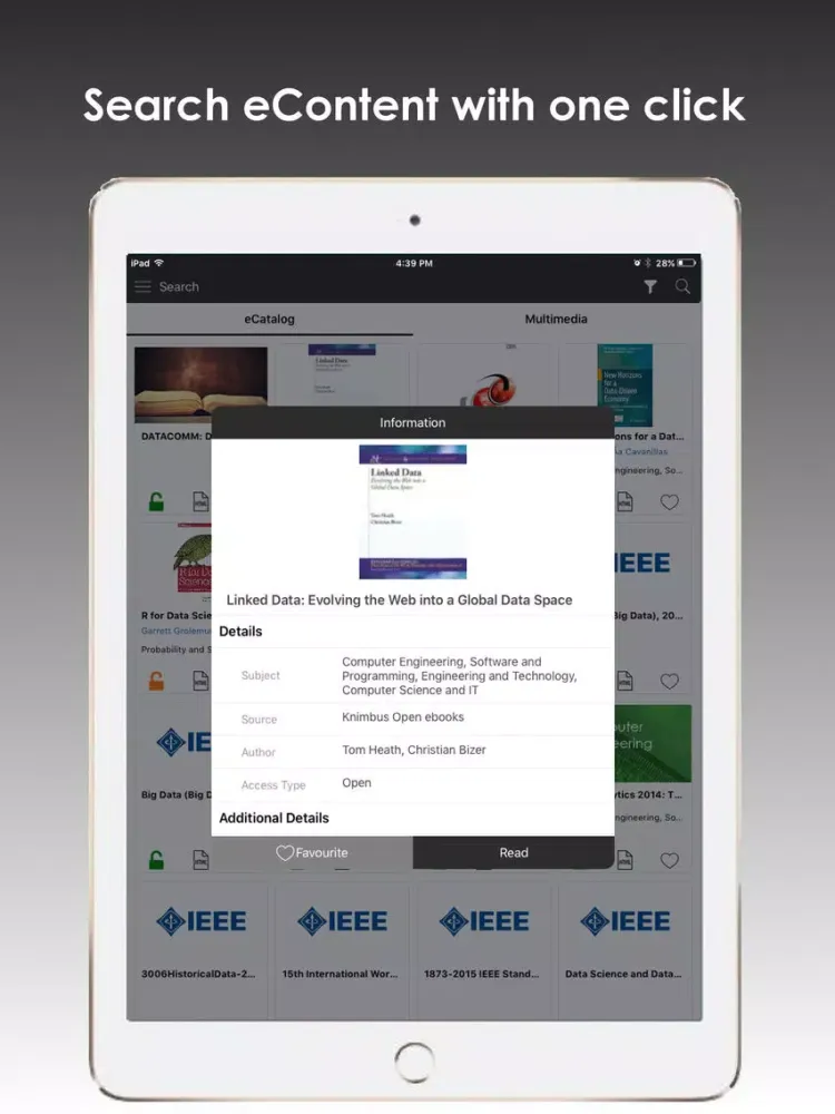 Capturas de pantalla de SGGS eLibrary iPad 