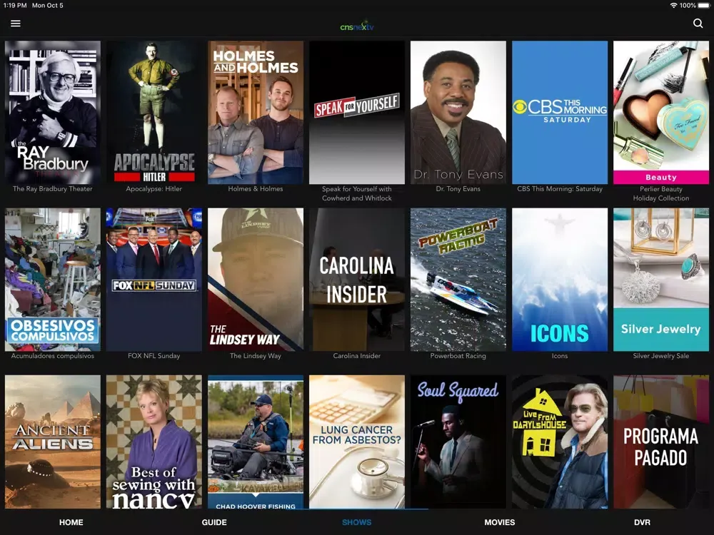 CNSNexTV iPad  Screenshots