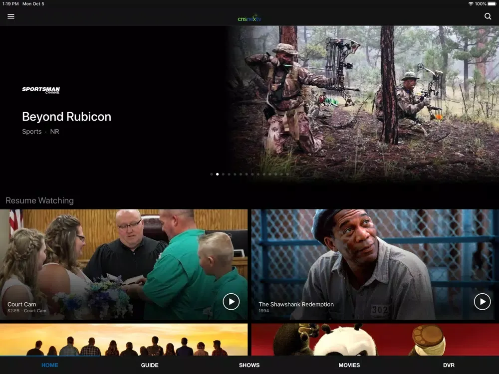CNSNexTV iPad  Screenshots