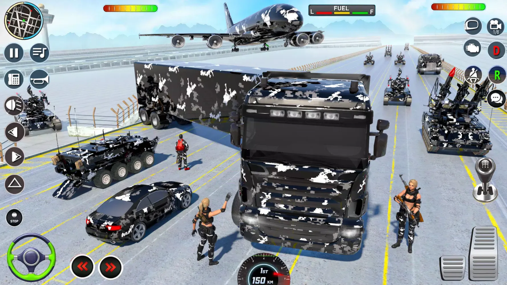 Army Vehicle Transport Games應用截圖