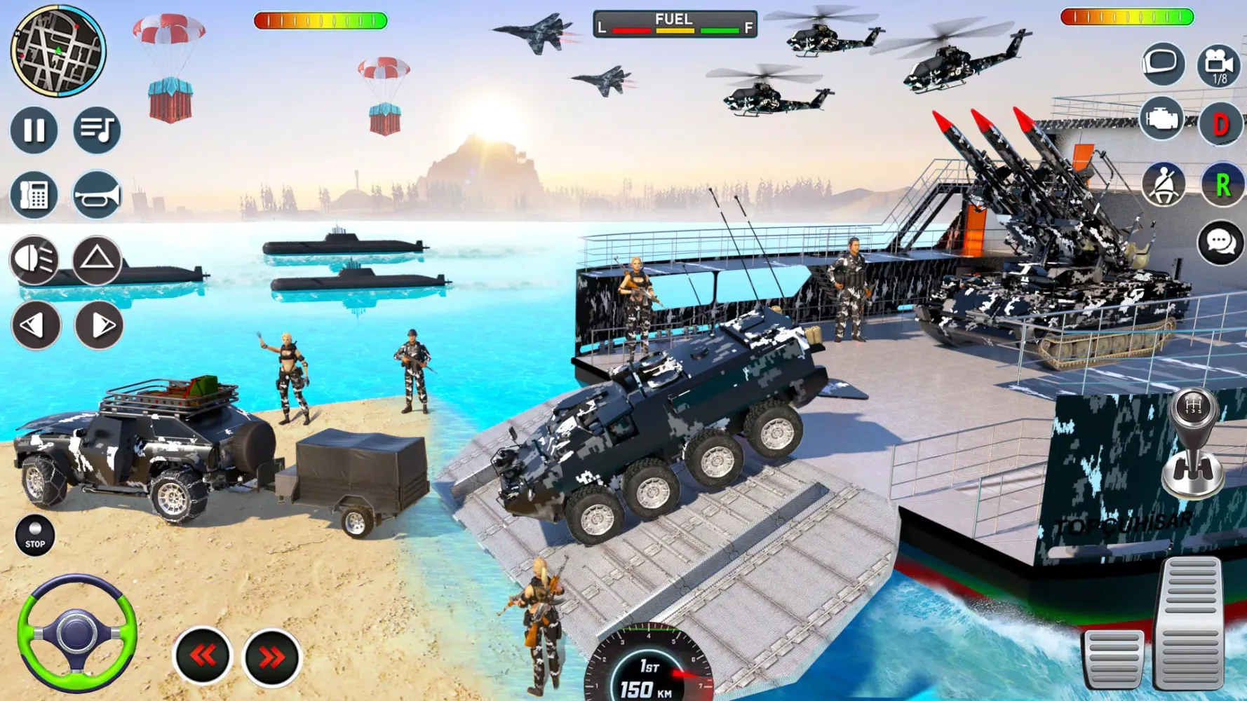 Army Vehicle Transport Games應用截圖