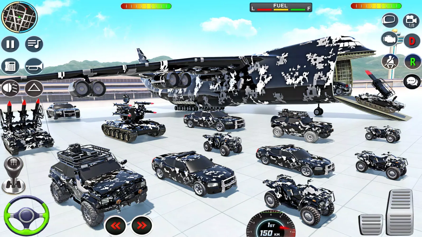 Army Vehicle Transport Games應用截圖