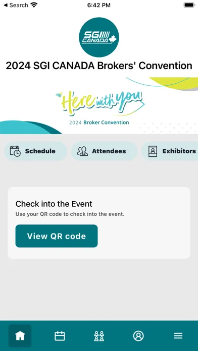 Captures d'écran de SGI CANADA Broker Events