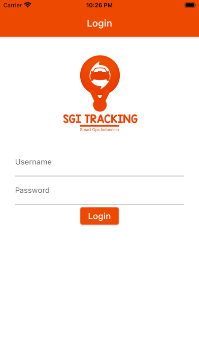 Screenshot di SGI Tracking