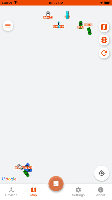 Screenshot di SGI Tracking
