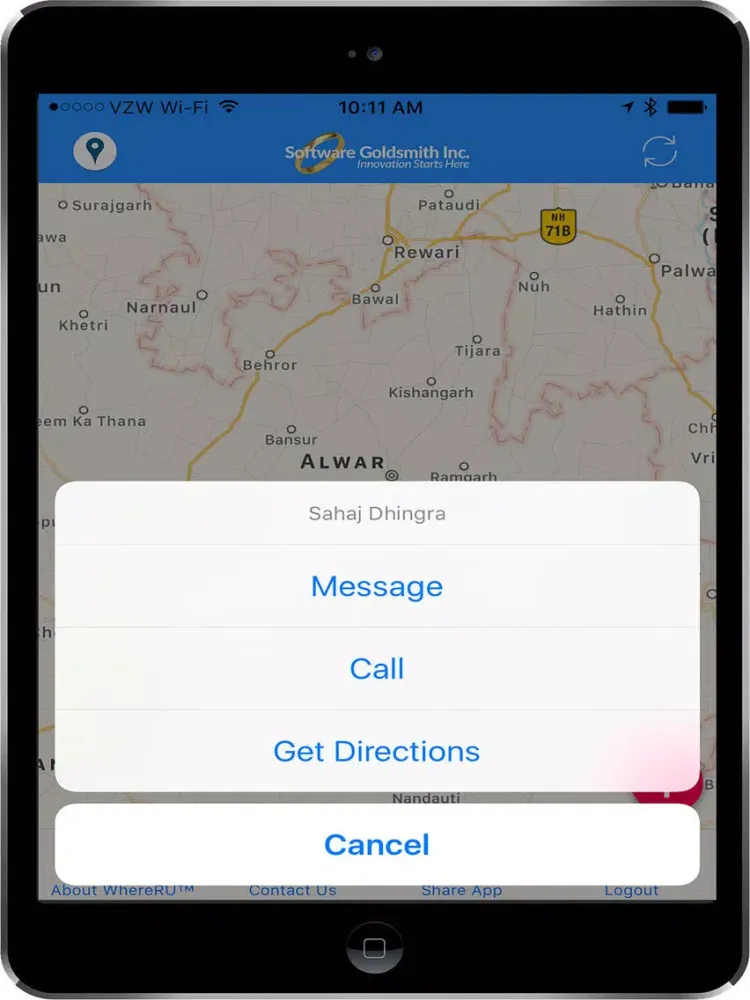 WhereRU™ iPad  سکرین شاٹس