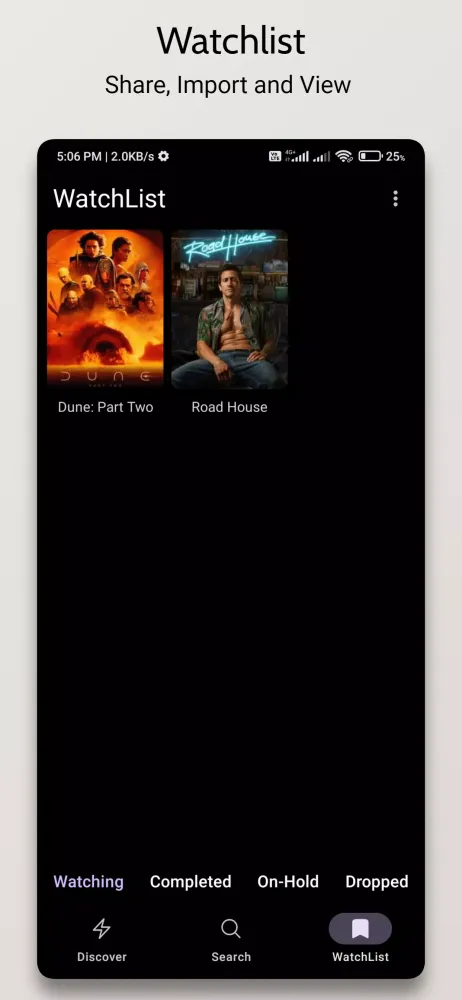 Ảnh chụp màn hình của MultiPlex - Track Movie & Show