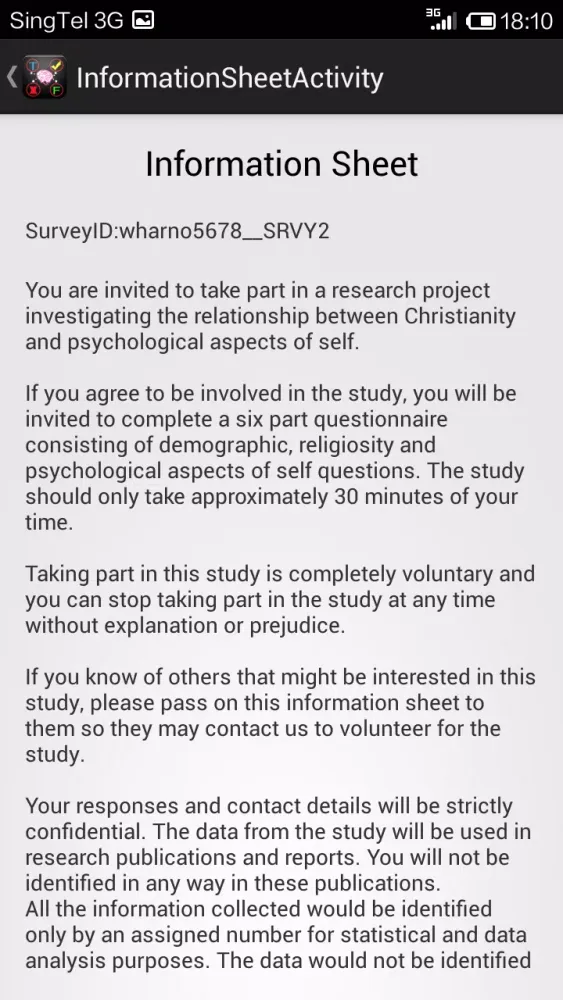 PsychVey - Research Survey App Screenshots