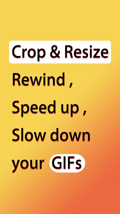 Capturas de pantalla de Quick GIF Editor - crop,resize