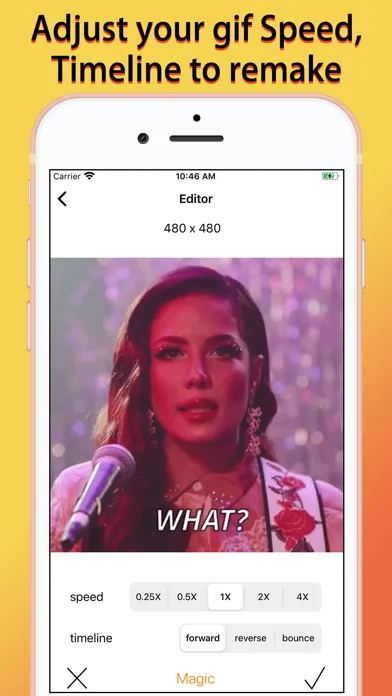 Capturas de pantalla de Quick GIF Editor - crop,resize