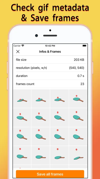 Capturas de pantalla de Quick GIF Editor - crop,resize