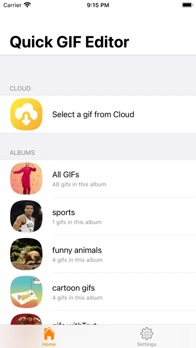 Capturas de pantalla de Quick GIF Editor - crop,resize