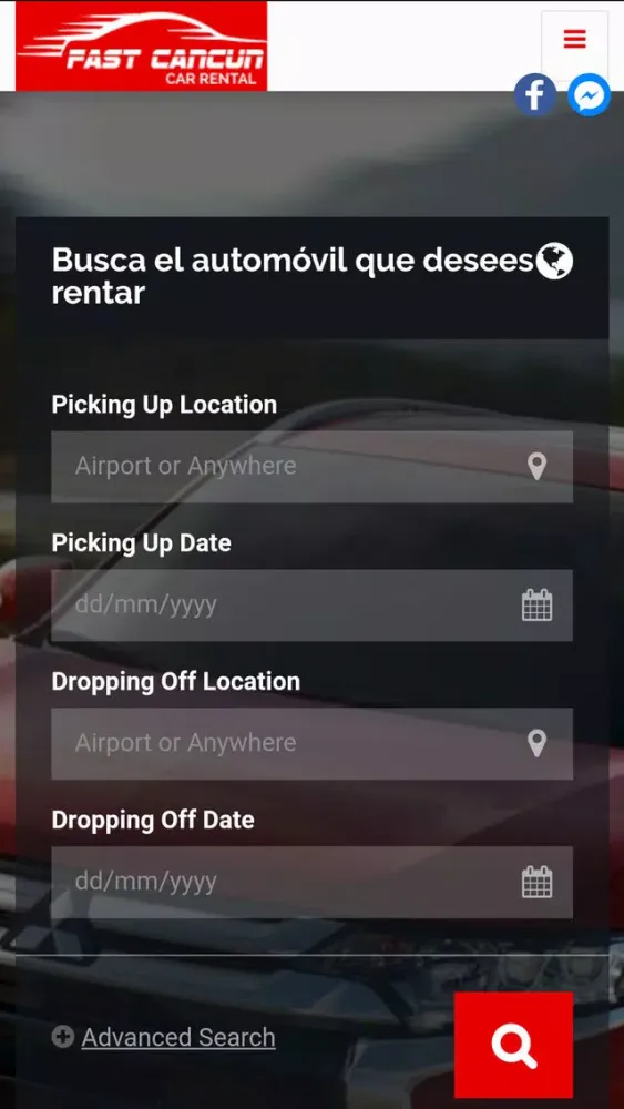 Capturas de tela do Fast Cancun Car Rental
