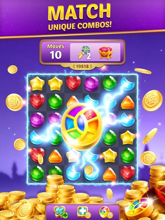 Genies & Gems: Puzzle & Quests iPad  Screenshots