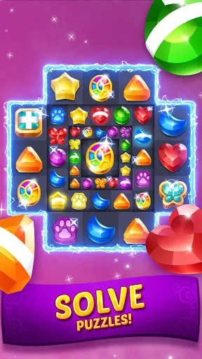 Tangkapan layar Genies & Gems - Match 3 Game