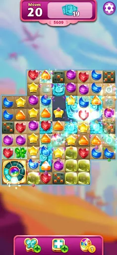 Tangkapan layar Genies & Gems - Match 3 Game