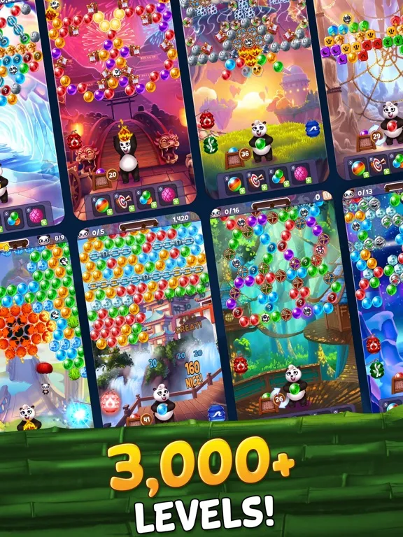 Capturas de pantalla de Bubble Shooter - Panda Pop! iPad 