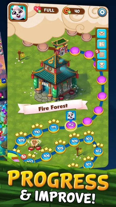 Capturas de pantalla de Bubble Shooter - Panda Pop!