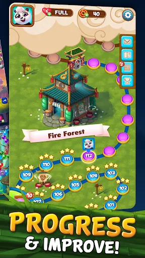 Capturas de tela do Bubble Shooter: Panda Pop!