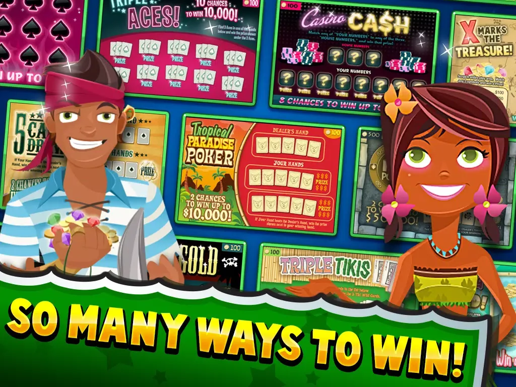 Tangkapan skrin Scratch Blitz - Free Lotto Scratchers iPad 