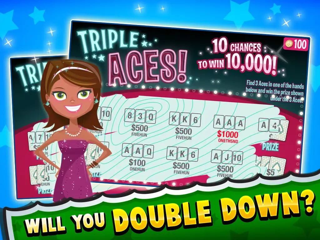 Tangkapan skrin Scratch Blitz - Free Lotto Scratchers iPad 