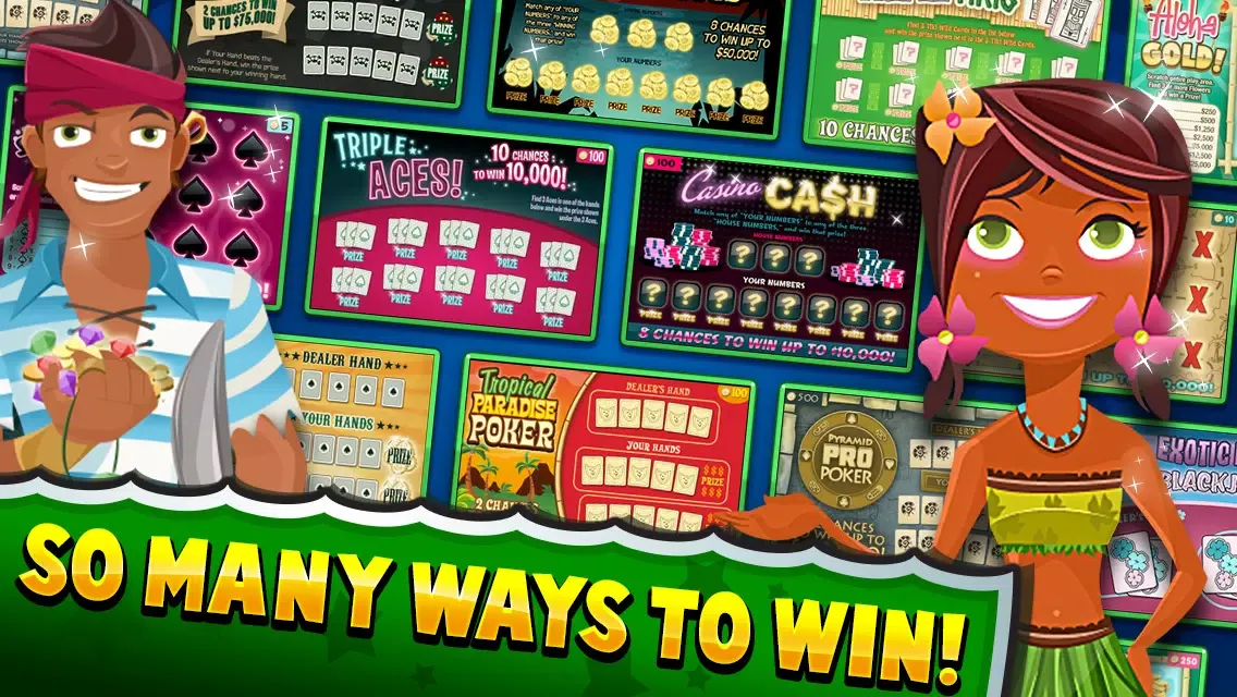 Tangkapan skrin Scratch Blitz - Free Lotto Scratchers