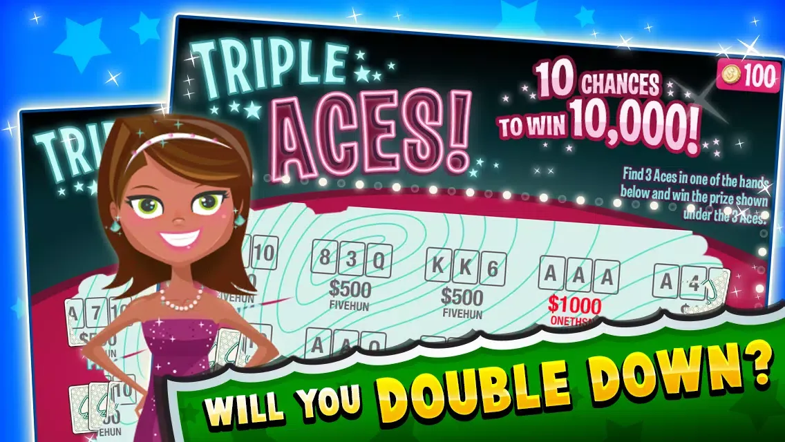 Tangkapan skrin Scratch Blitz - Free Lotto Scratchers