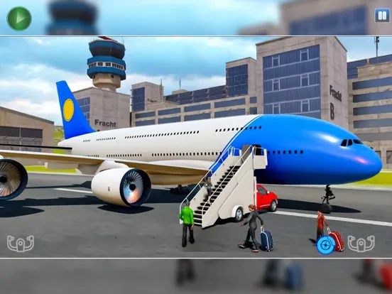 Ảnh chụp màn hình của Passenger Aeroplane Fly Games iPad 