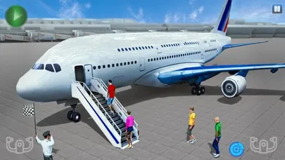 Ảnh chụp màn hình của Passenger Aeroplane Fly Games