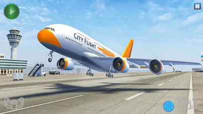 Ảnh chụp màn hình của Passenger Aeroplane Fly Games