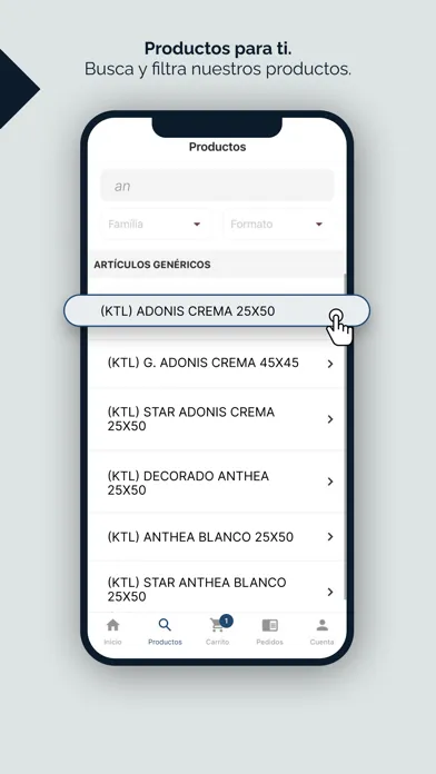 Capturas de tela do Pedidos KTL