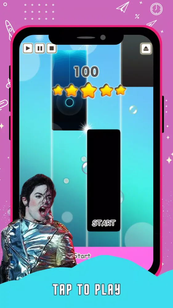 Capturas de tela do All Song Michael Jackson Piano