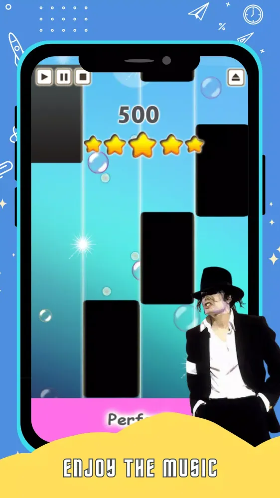 Capturas de tela do All Song Michael Jackson Piano