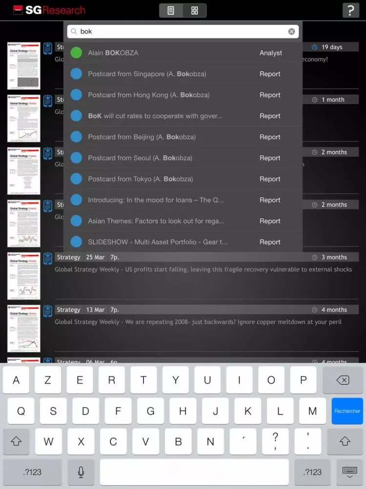 SG Research iPad 應用截圖
