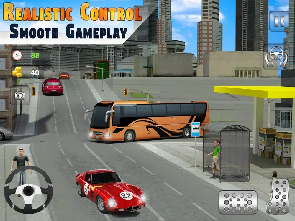 Ảnh chụp màn hình của City Bus Passenger Simulator iPad 
