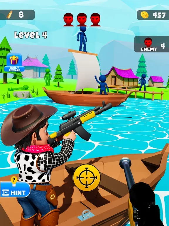 Cowboy Sniper Westland Hunt iPad  Screenshots