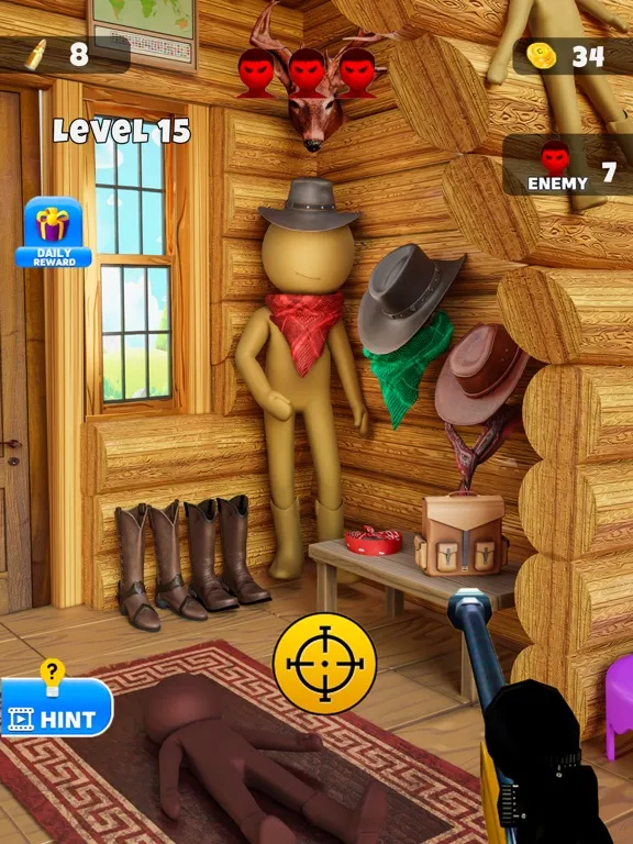 Cowboy Sniper Westland Hunt iPad  Screenshots