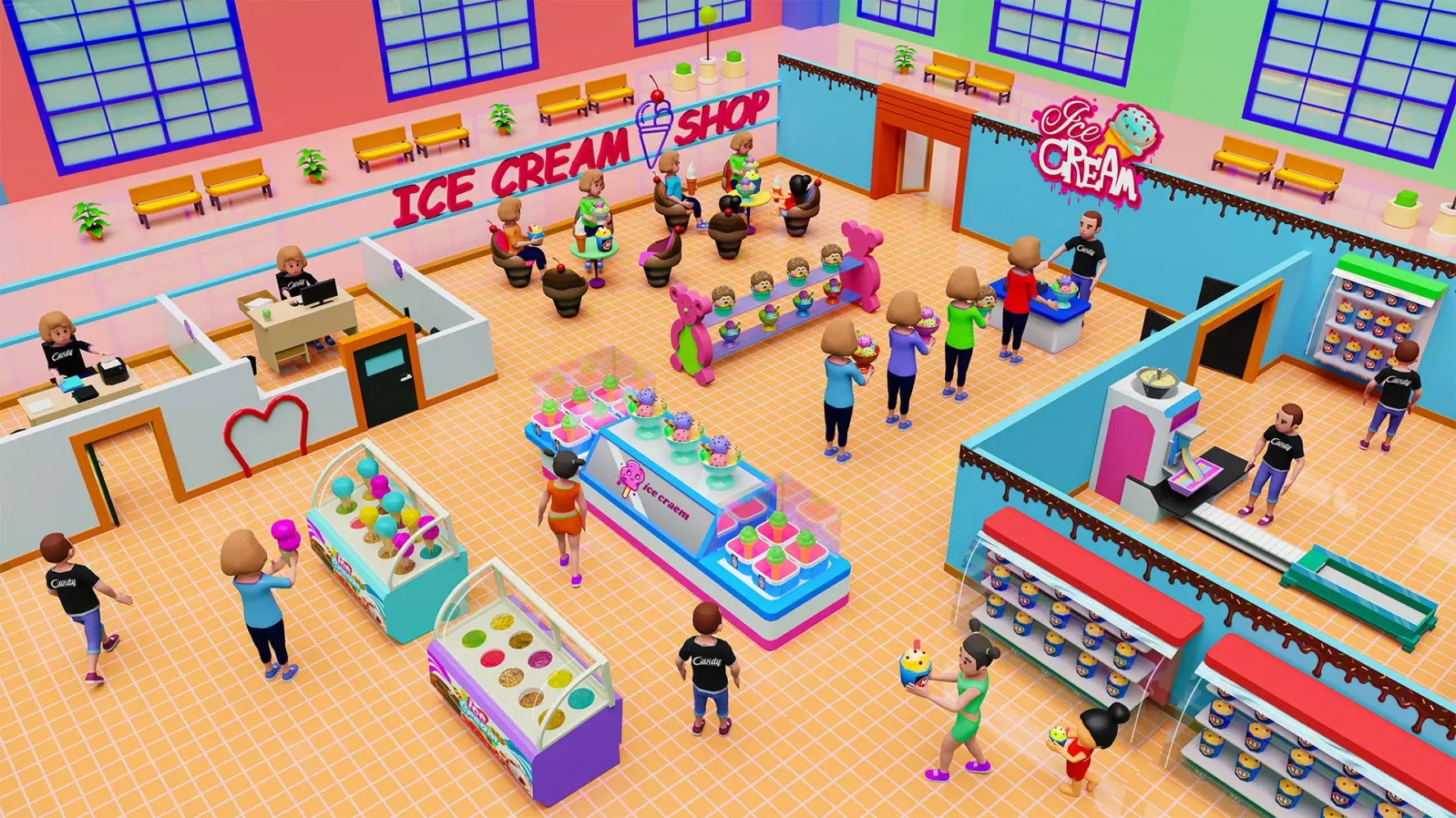 Capturas de tela do My Idle Candy Shop: Candy Rush