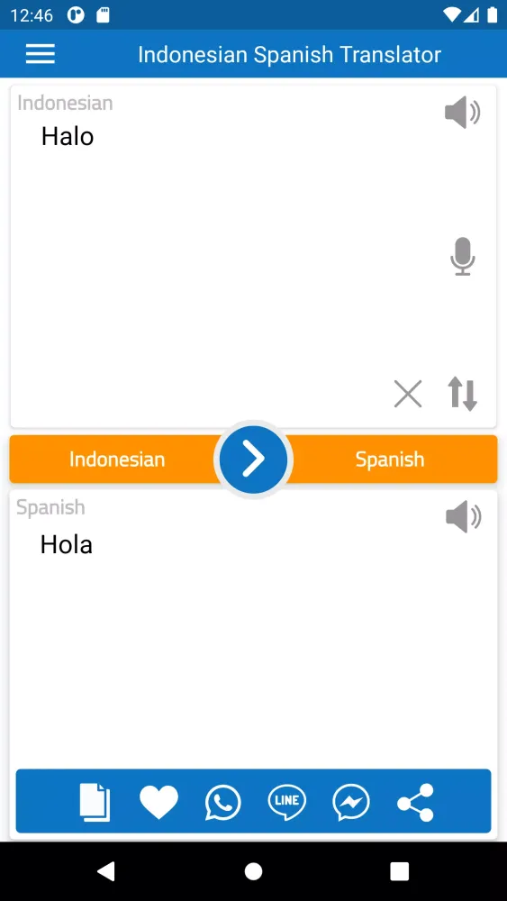Capturas de pantalla de Indonesian Spanish Free Translator