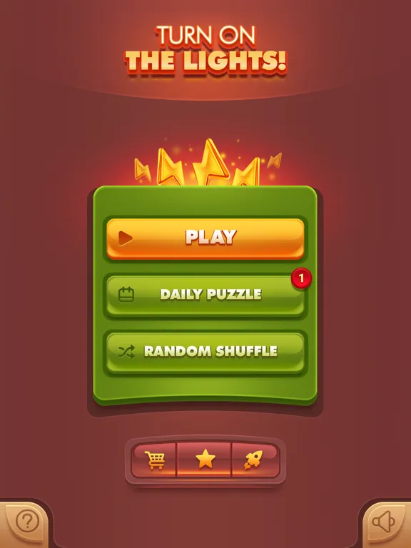 Capturas de tela do Turn on the lights! Brain Game iPad 