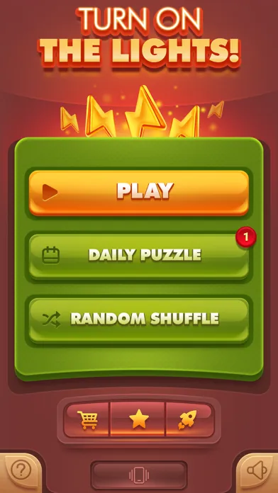 Capturas de tela do Turn on the lights! Brain Game