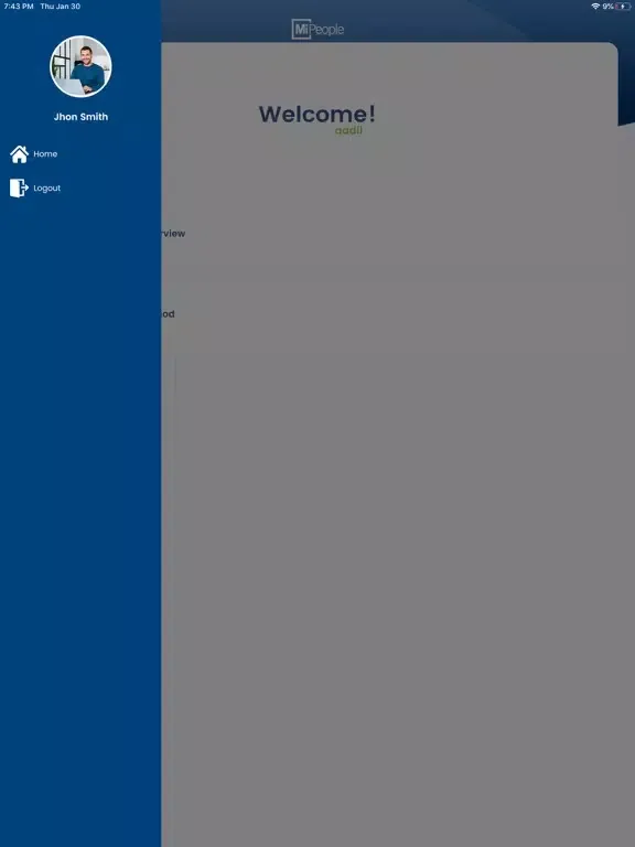 MiPeople-HR iPad  スクリーンショット