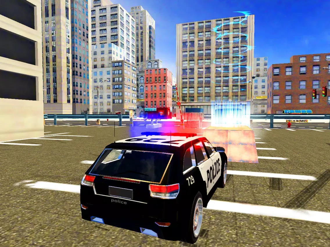 Ảnh chụp màn hình của Police Car Transport Truck 3d iPad 