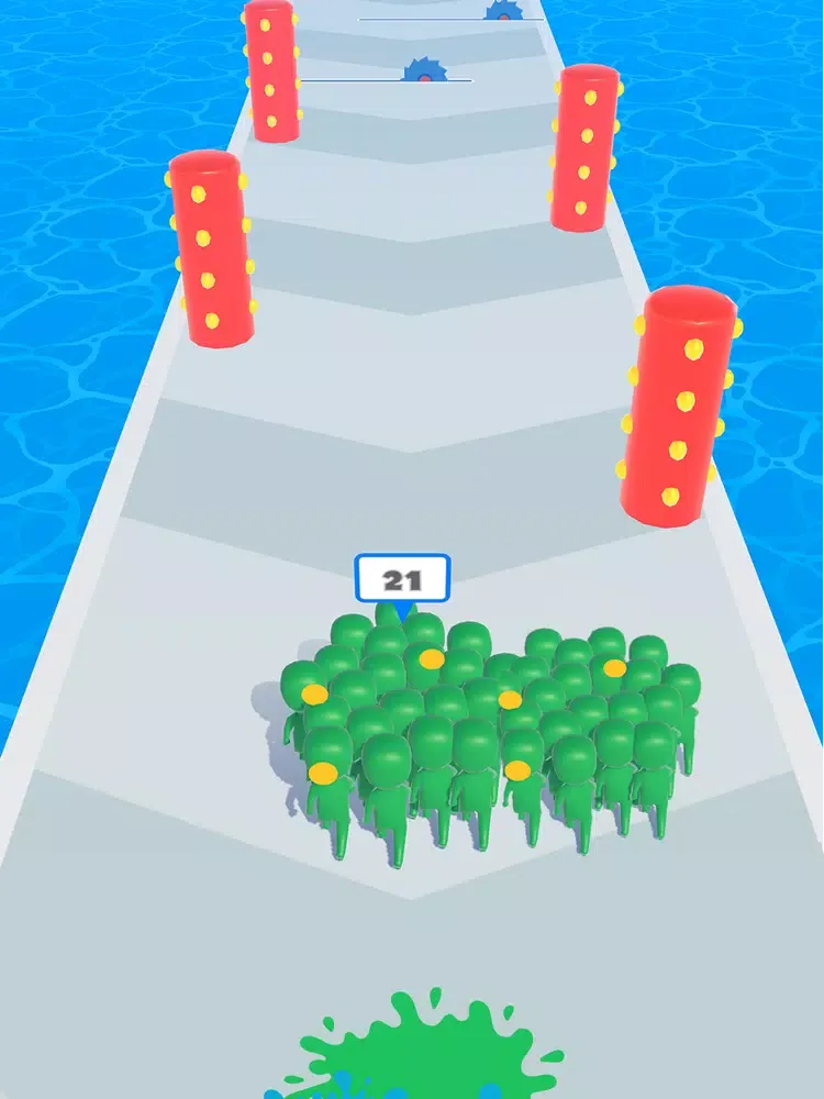 Count Masters Runner The Crowd iPad  স্ক্রিনশট
