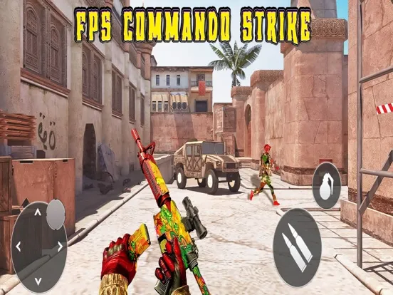 Capturas de tela do FPS Commando Fight-Zombie Hunt iPad 
