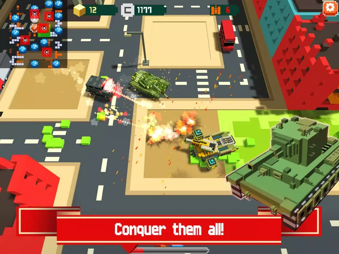 Tangkapan layar War Boxes Strike iPad 